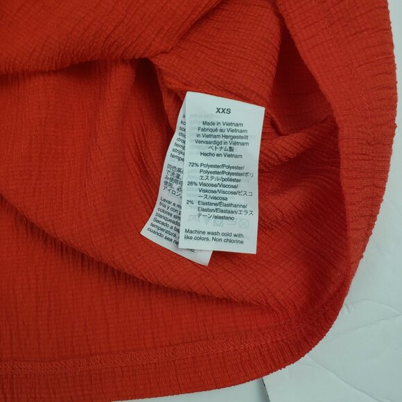 Madewell Texture & Thread XXS Red NWT Womens Blouse Top Spring Summer Fall - Picture 5 of 12